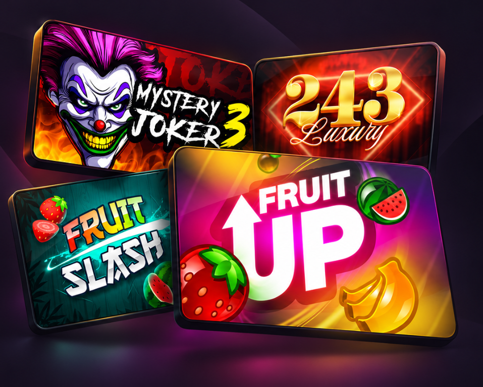 Online hry Mystery Joker 3, Fruit Up, Fruit Slash a 243 Luxury
